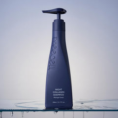 Non-greasy feel on scalp after use, TREECELL Night Collagen Shampoo.