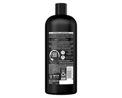 TRESemmé Color Revive label close-up highlighting color-safe formula.