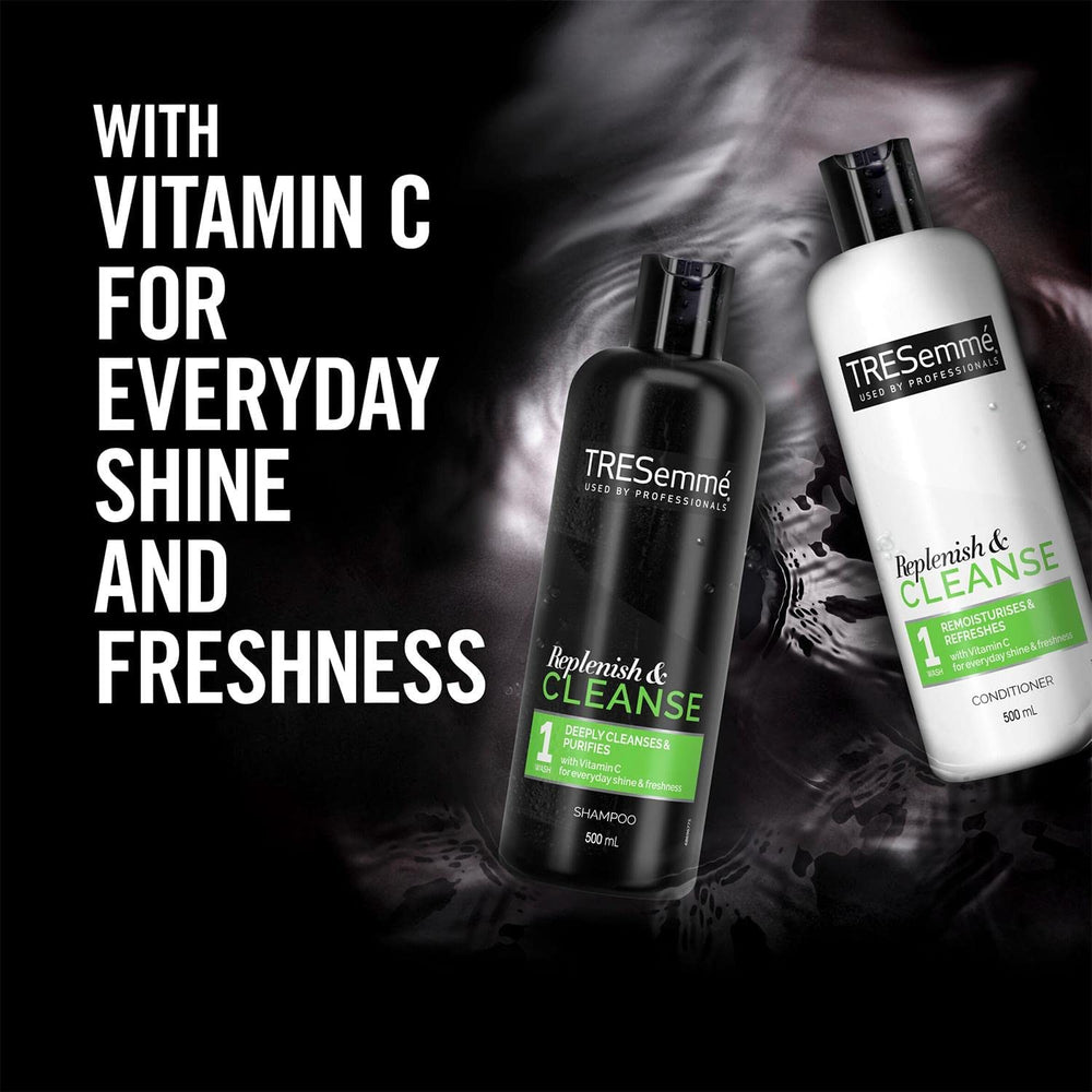 TRESemmé Deep Cleansing Shampoo scalp cleanse targets buildup for refreshed roots