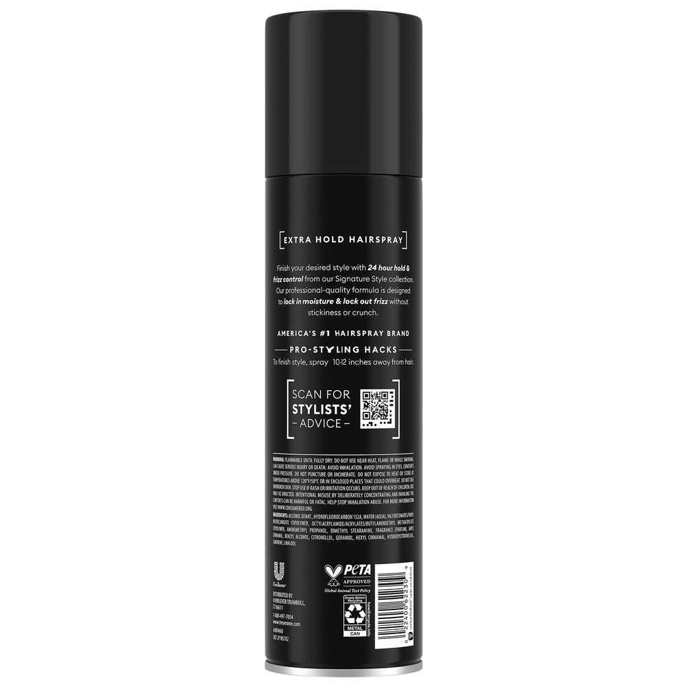 TRESemmé Extra Hold Hairspray 2-pack bottle angled view