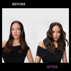 TRESemmé Keratin Repair set in the shower showing rich lather and cleansing action.