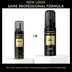 TRESemmé crunch-free formula delivers flexible hold without stiffness or crunch.