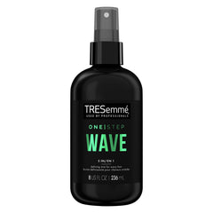 TRESemmé One Step 5-in-1 Wave Defining Mist bottle delivering defined, glossy waves