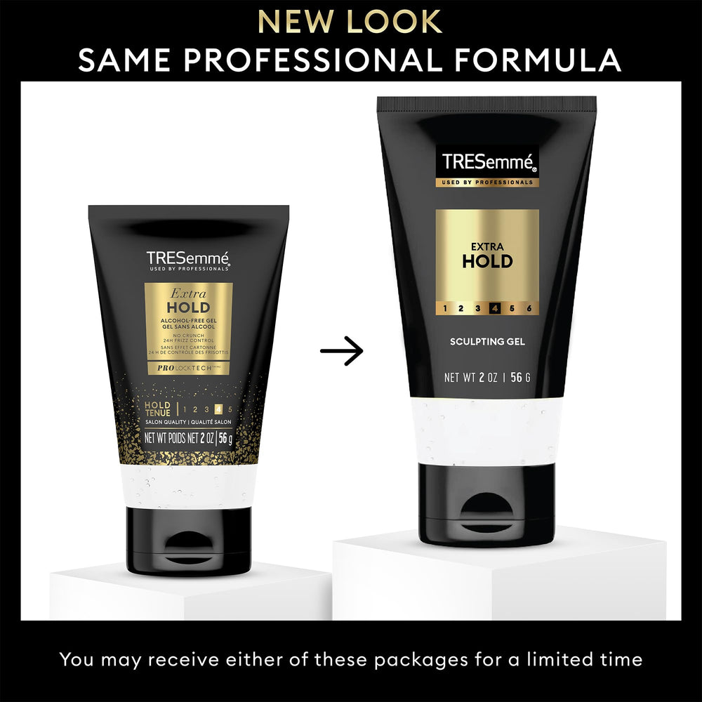 TRESemmé Sculpting Gel 2 oz bottle designed for travel styling.