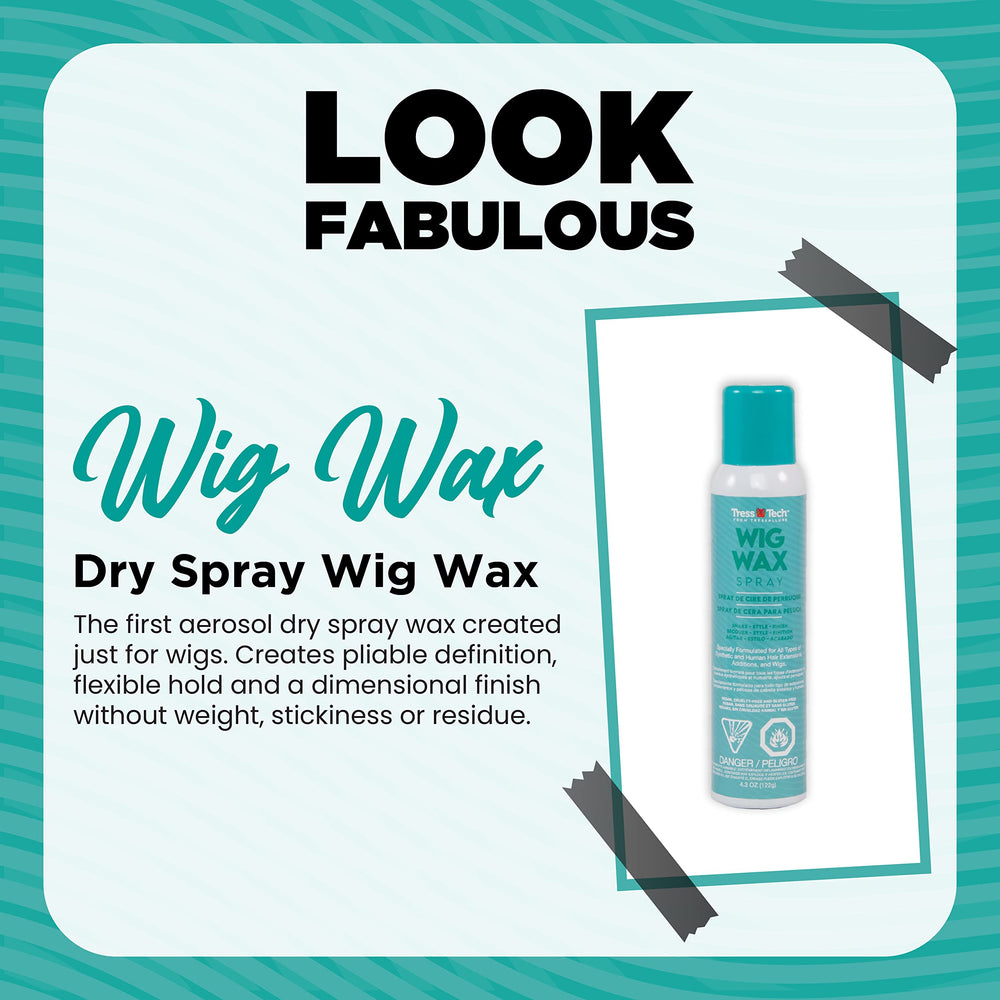 Tressallure TressTech wig wax ends application defines tips