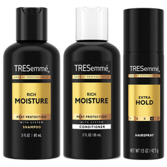 TRESemmé Rich Moisture Shampoo bottle delivering hydration for dry hair