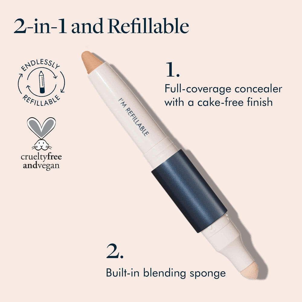 Close-up of TRE'STIQUE Concealer Crayon pointed tip for spot corrections.