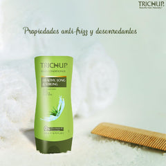 TRICHUP Aloe vera leaves highlighting moisturizing scalp care.