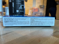 Unboxed Tricovit Forte packaging reveals compact ampoules.
