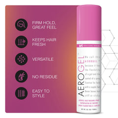 TRIDESIGN Aerogel for fine hair showing lift and volumizing finish.