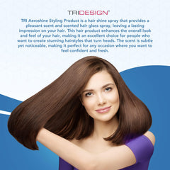 Aeroshine offers humidity-resistant hold to preserve style in humid weather.