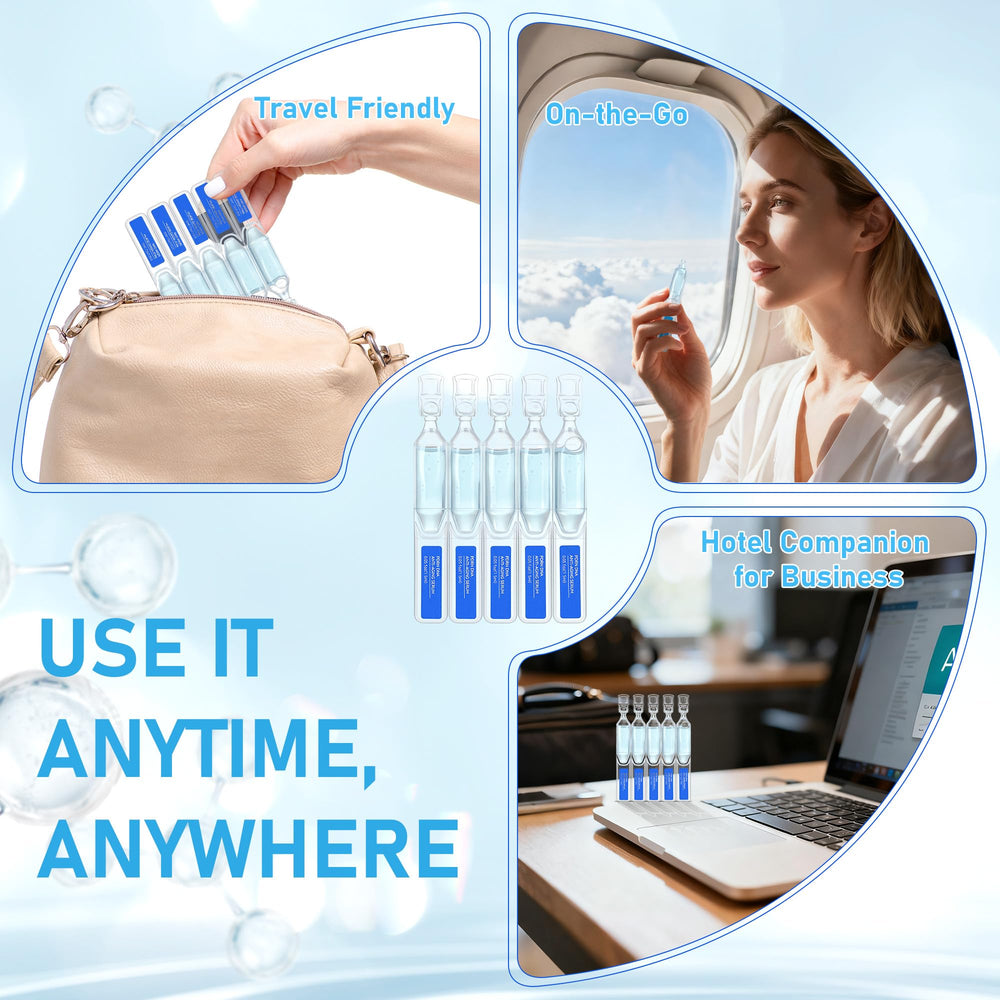 Trihood compact serum tubes in travel-friendly packaging.