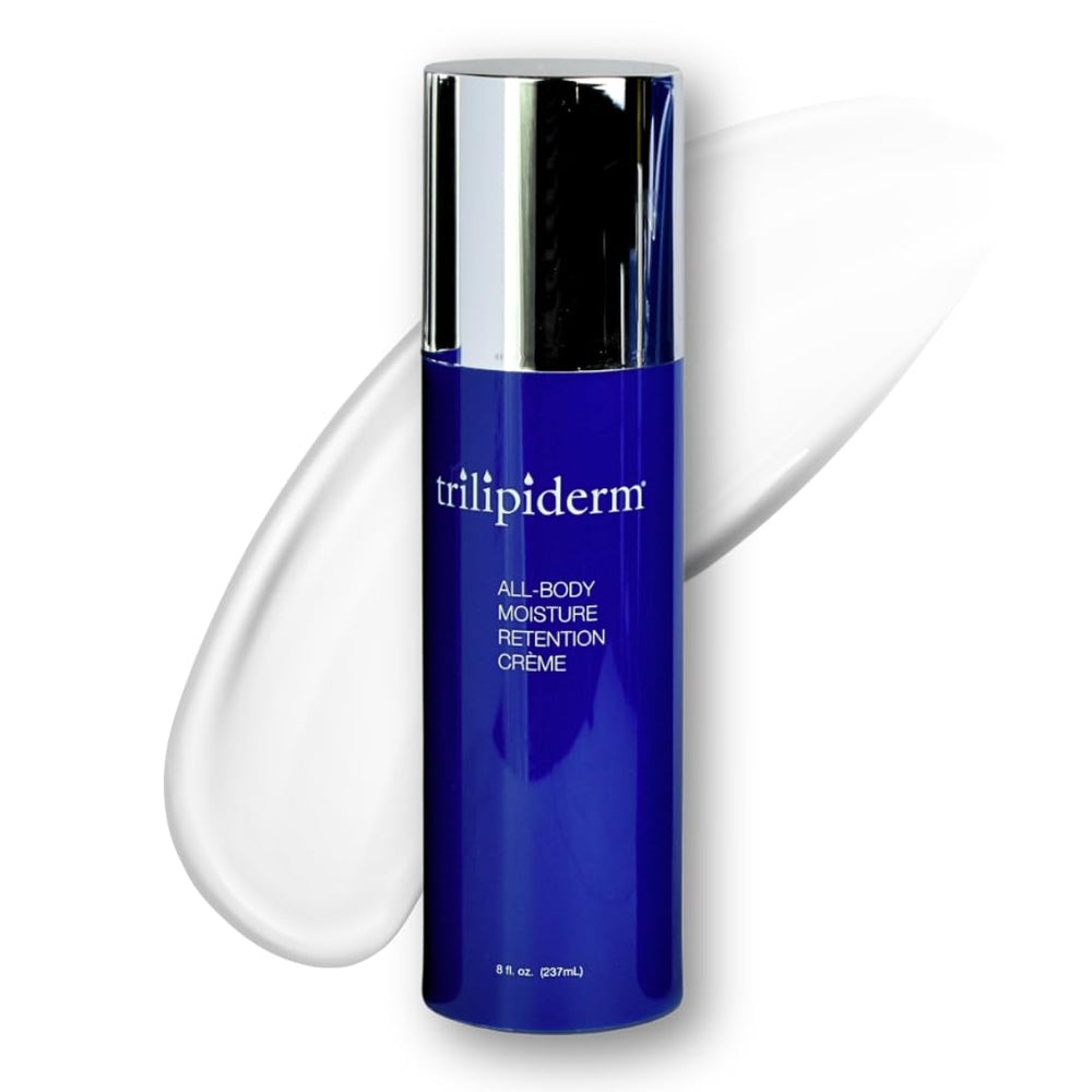 Trilipiderm All-Body Moisture Retention Crème bottle front view for lightweight hydration