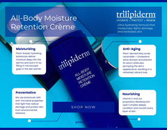 Meadowfoam lipid replacement cream application nourishes dry skin