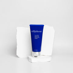 Trilipiderm travel-size 3 oz tube ideal for carry-on skincare