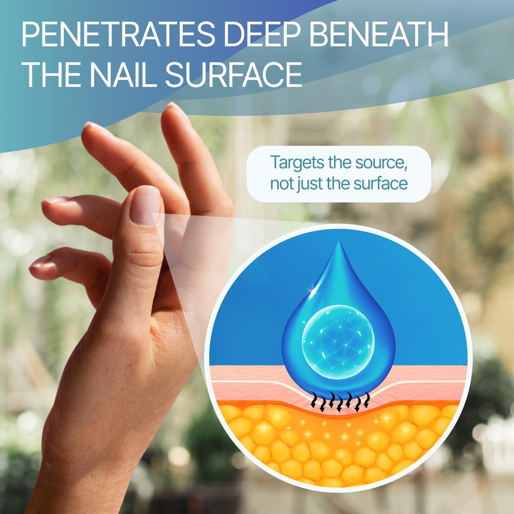 Triple Clear HF cuticles nourished with plant-based formula for smoother appearance.