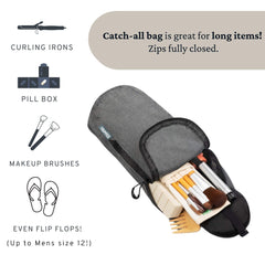 TRIPPED Toiletry Bag Set premium zipper construction supports durable daily use.