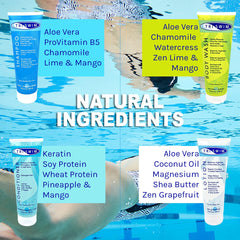 TRISWIM body wash combats pool chemicals while soothing skin.
