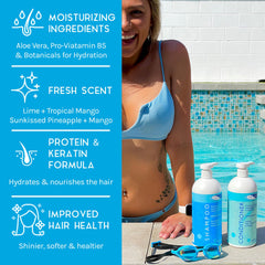 TRISWIM conditioner 32oz bottle—long-lasting moisture and shine