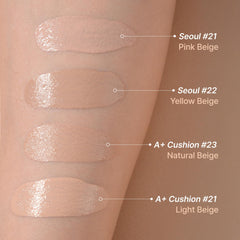 Troiareuke A+ Cushion Foundation Shade 21 shade 21 natural tone on light skin