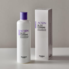 Troiareuke ACSEN foaming-lather demonstrates gentle makeup removal for acne-prone skin.