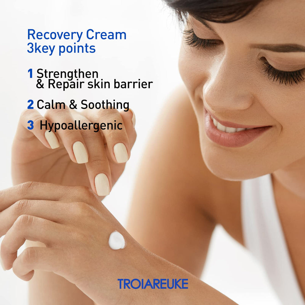 Bottle close-up highlighting olive oil and squalane in ACSEN Recovery Cream