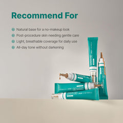 Troiareuke BB cream with Centella Asiatica extract for soothing support.