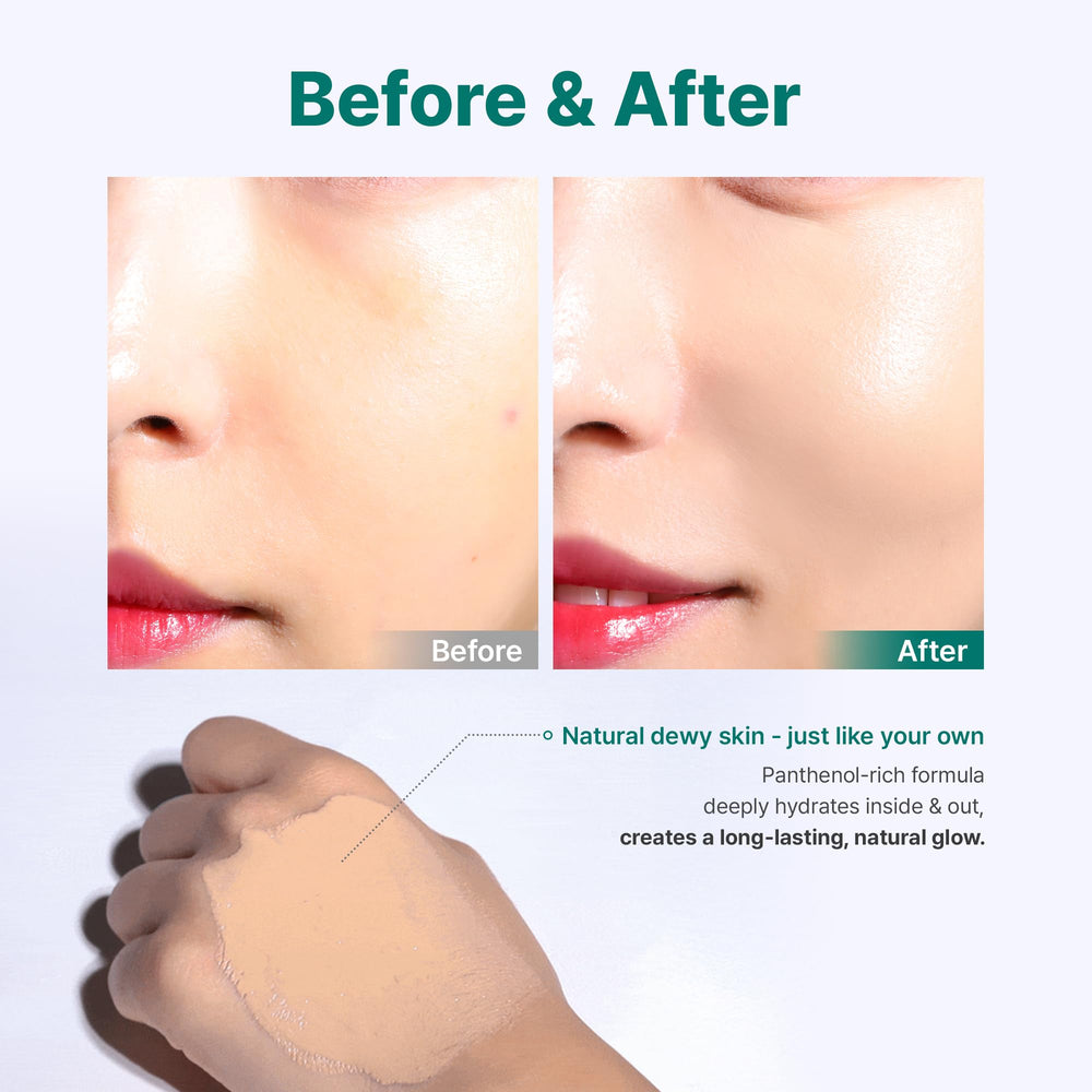 Troiareuke BB cream texture with hydrating, watery feel on skin.