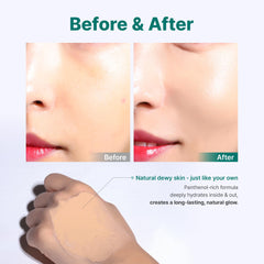 Troiareuke BB cream texture with hydrating, watery feel on skin.
