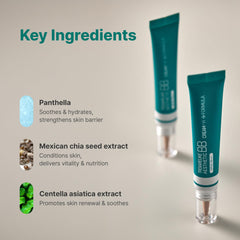 Troiareuke BB cream applied as makeup base for radiant skin.