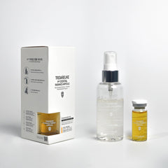 TROIAREUKE H+ Ampoule Toner bottle and pump highlight for quick, lightweight absorption