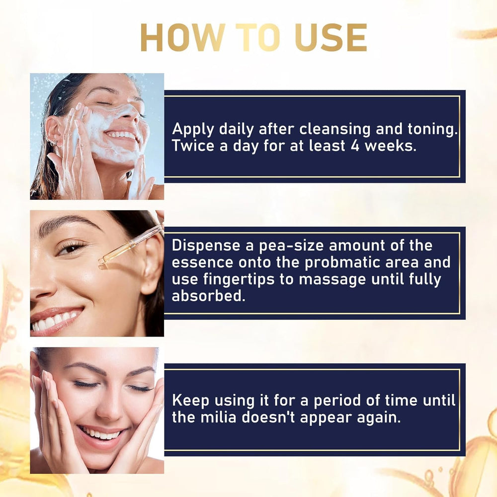 TROMED Milia Remover offers non-greasy absorption into routine care.