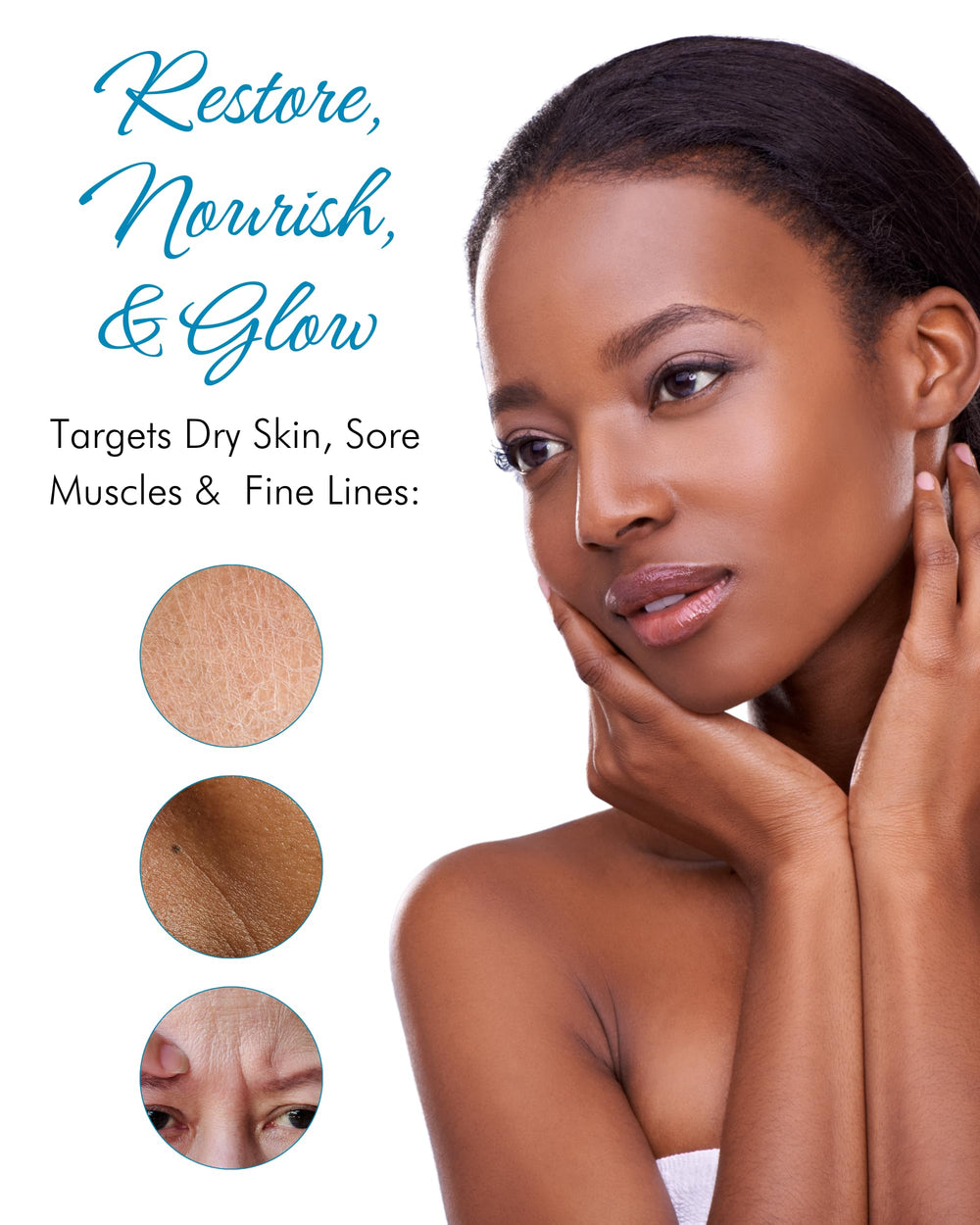 Creamy Tropical Holistic Emu Oil texture ideal for skin, hair, and nails.
