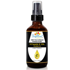 Tropical Holistic Vitamin E oil dropper close-up for easy targeted application