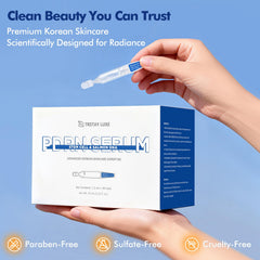 TRSTAY LUXE microneedling device with serum for post-care boost