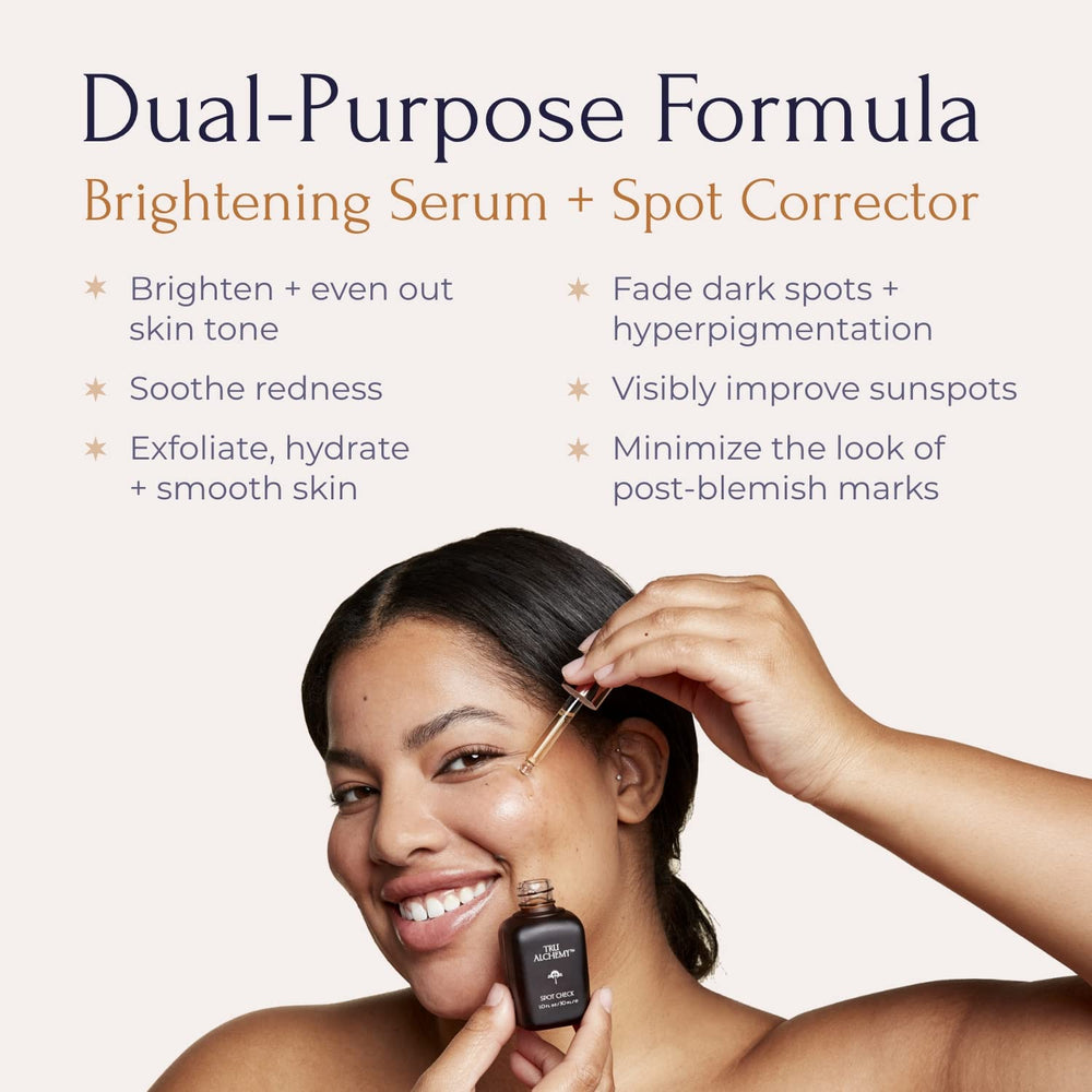 Tru Alchemy Spot Check on hand ready for daily facial use