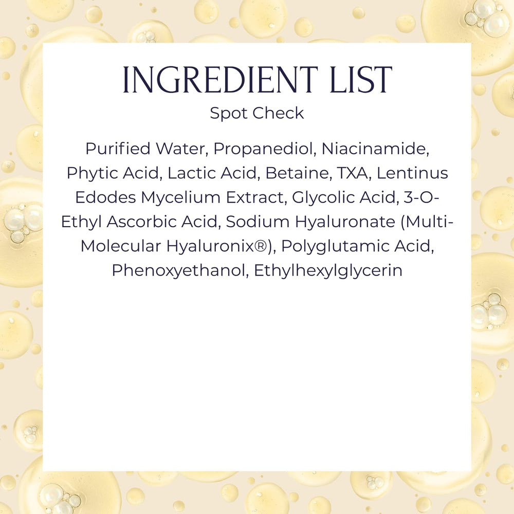 Tru Alchemy Spot Check spot-treat focus on hyperpigmentation areas