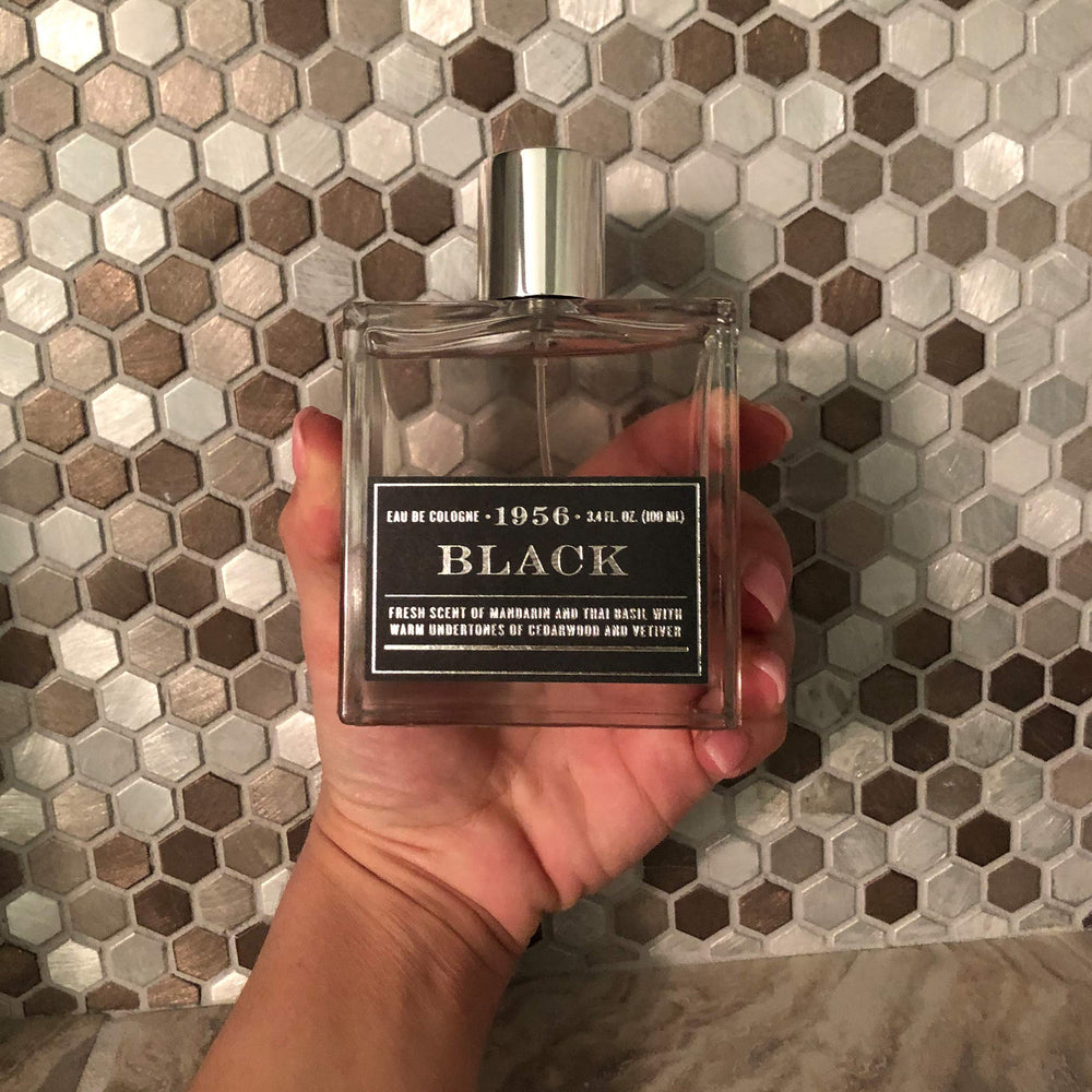 Tru Fragrance Beauty 1956 Black packaging box ideal for gifting.