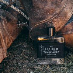 Tru Fragrance Beauty No. 4 Leather spray action in motion