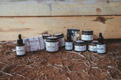 True Grit Tallow 2oz jar closeup shows compact daily care
