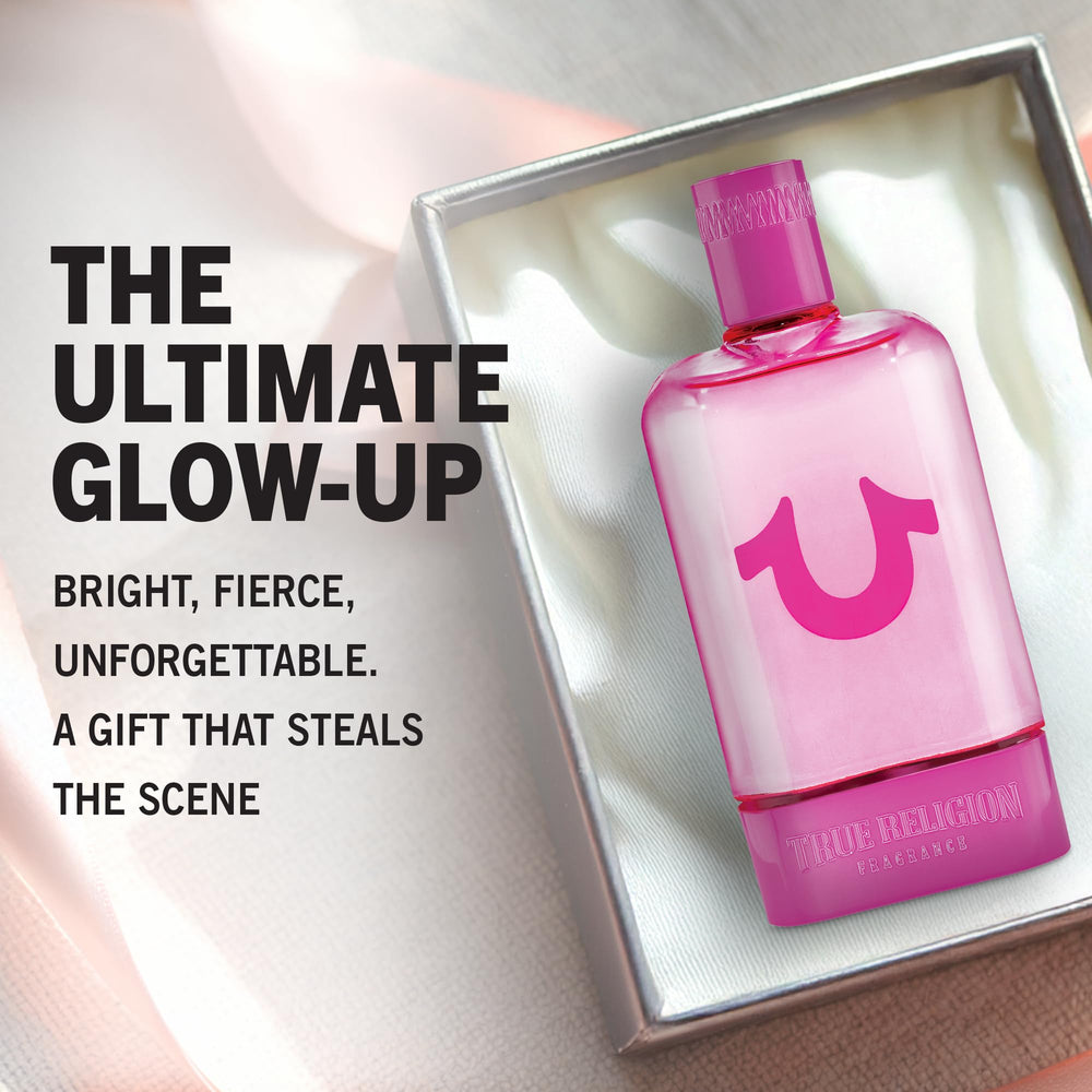 Brand story image: True Religion fragrance narrative for modern confidence.