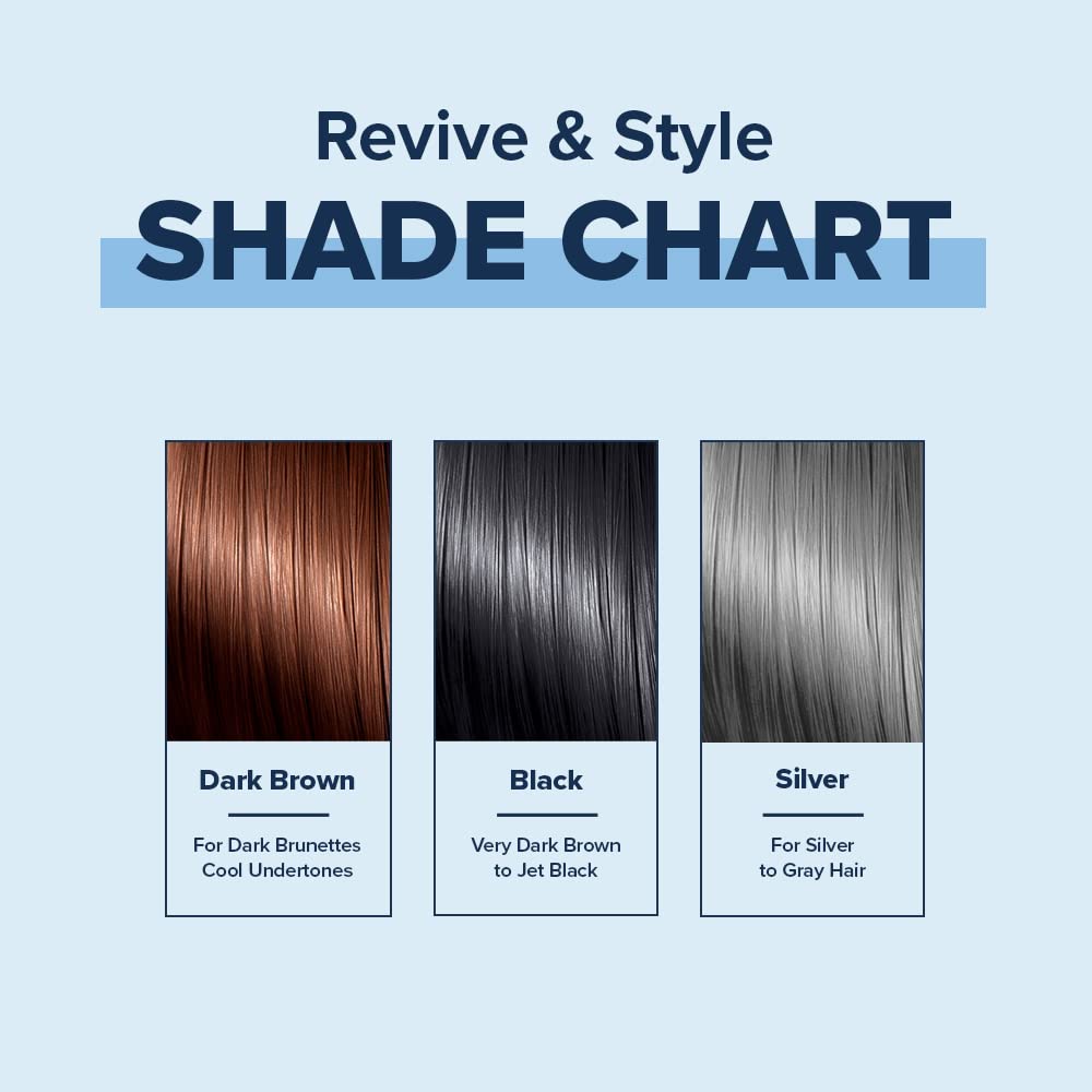Truhair Revive Style Color Mousse Silver ingredients panel shows gentle color deposit.