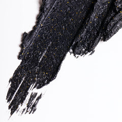 Truly 24K Gold Black Soap face application on skin for refreshing cleanse.