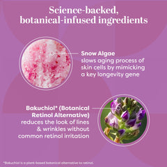 TruSkin Longevity application step demonstrates gentle facial, neck, and décolleté use.