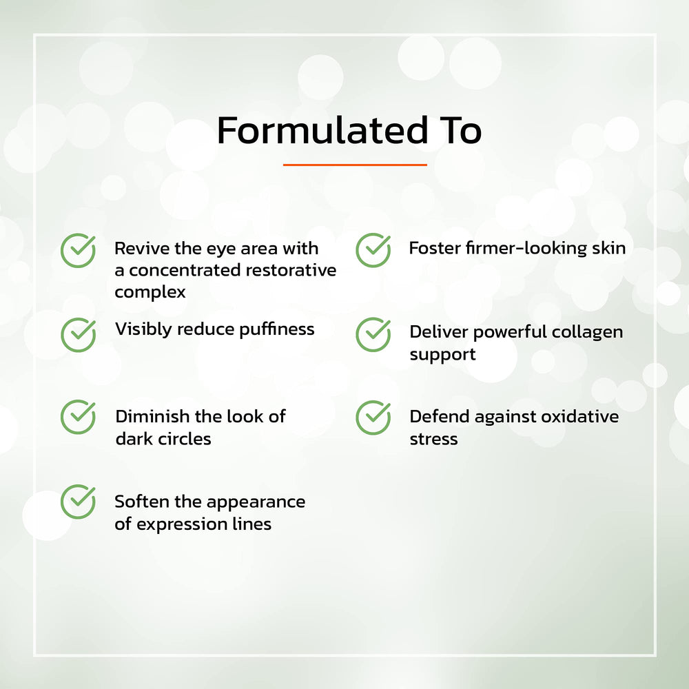 TruSkin Peptide Eye Gel packaging shown to emphasize clean, dermatologist-tested care.