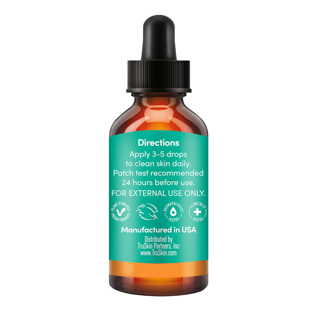 Gently applying TruSkin serum to clean skin