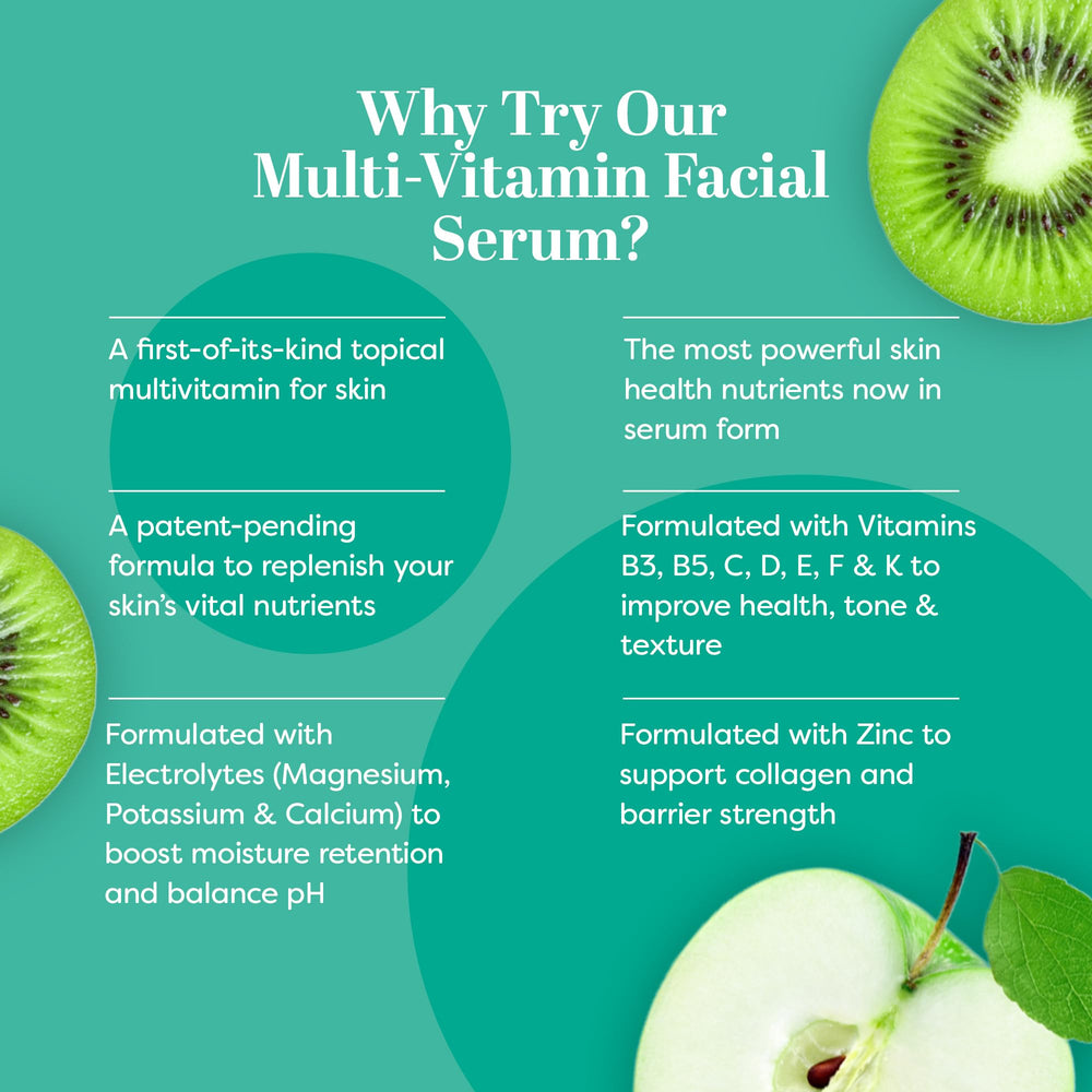 Graphic illustrates plant-derived vitamins and minerals in TruSkin