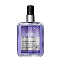 TRUSS Blond Revolution bottle pour enables easy application and heat protection.