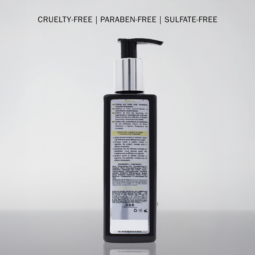 TRUSS Curly Fix promotes even curl pattern and balanced volume.