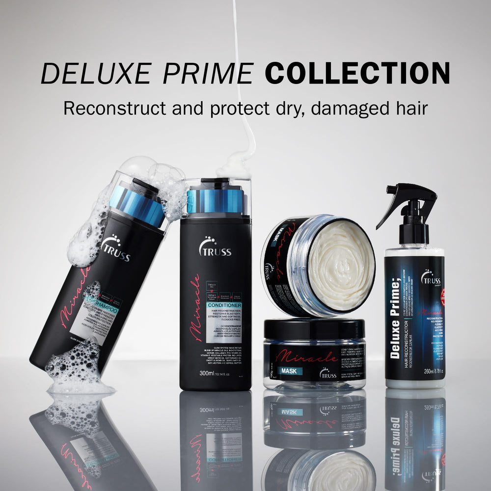 TRUSS Deluxe Prime product label close-up communicates protein-rich formula